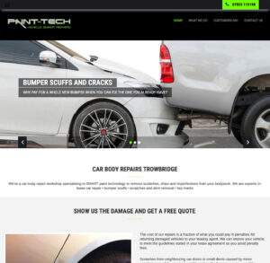 Paint-Tech website homepage